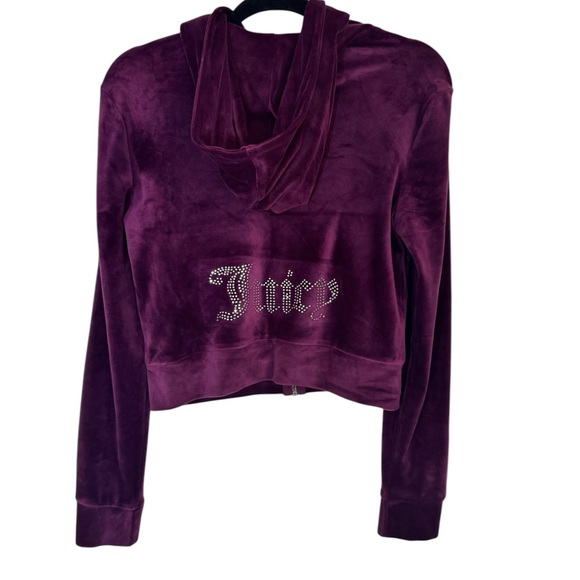 Juicy Couture Jackets & Blazers - Juicy Couture OG Bling Hoodie in Rich Purple Size M. Like new condition.